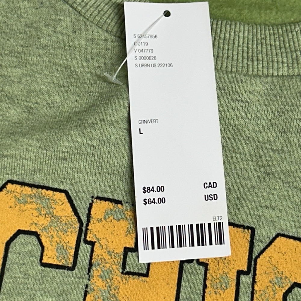 Urban Outfitters Michigan Athletic Dept Oversized Sweatshirt‎ Size Large $64 - Picture 4 of 7